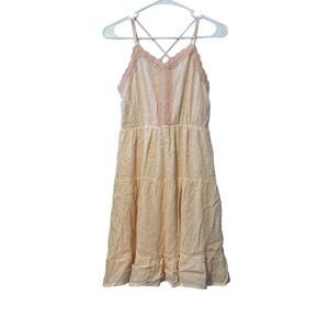 Art Class Pastel Pink Girls Sundress: New Without Tags